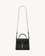 YSL CASSANDRA Mini top handle bag in grain de poudre embossed leather - Image 5